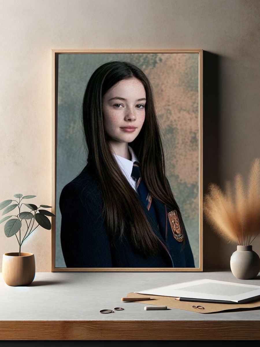 Young Student Portrait Print. — room view 2