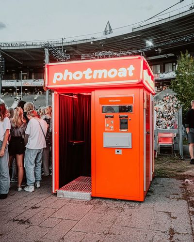 Photobooth at Concert — Photography Print. poster