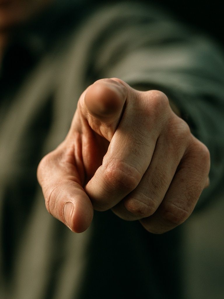 Pointing Hand Photography Poster. poster — photography art