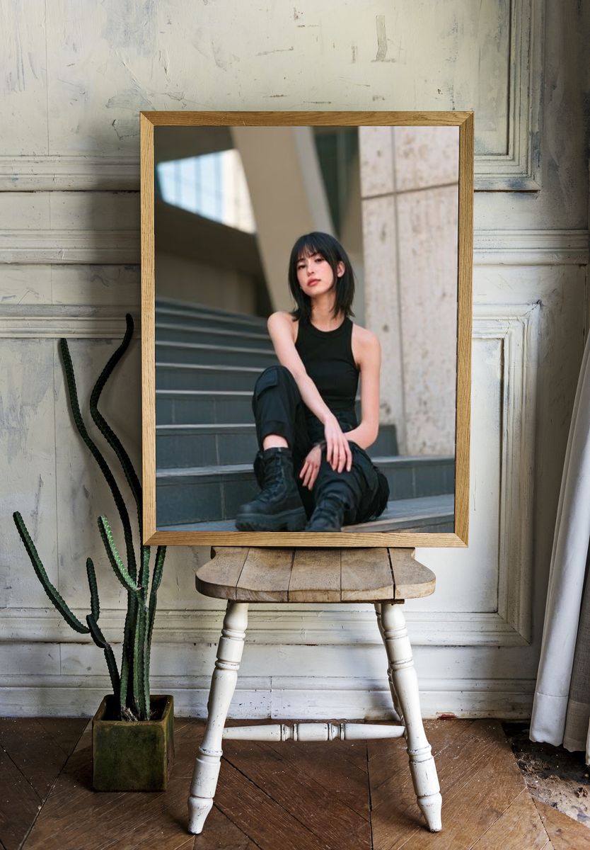 Urban Portrait Photography Poster. — room view 1