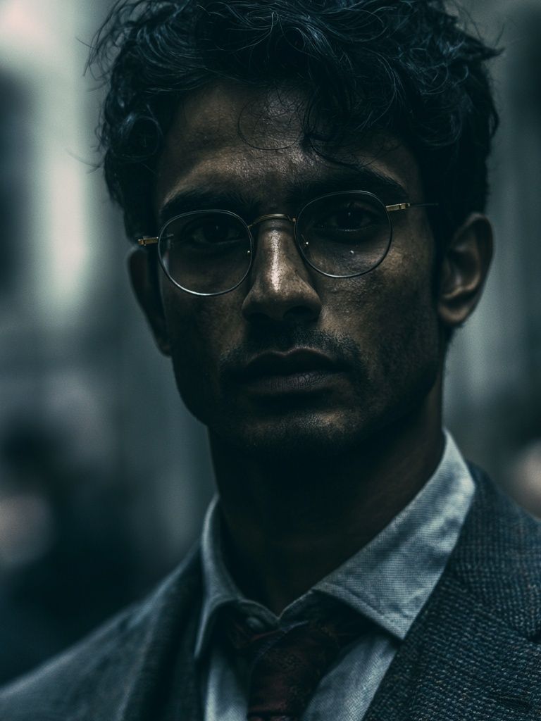 Moody Portrait Photography Poster. poster detail