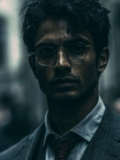 Moody Portrait Photography Poster. poster