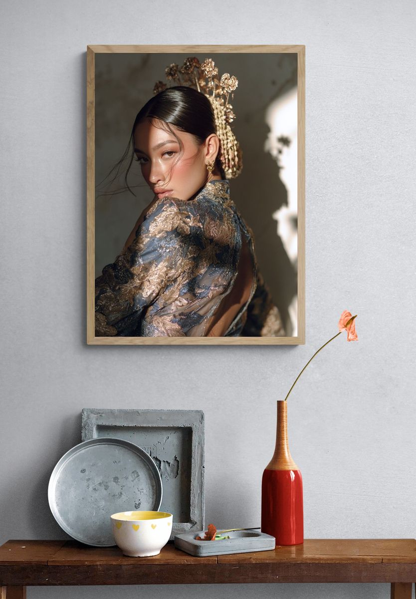 Elegant Portrait Photography Poster. — room view 3