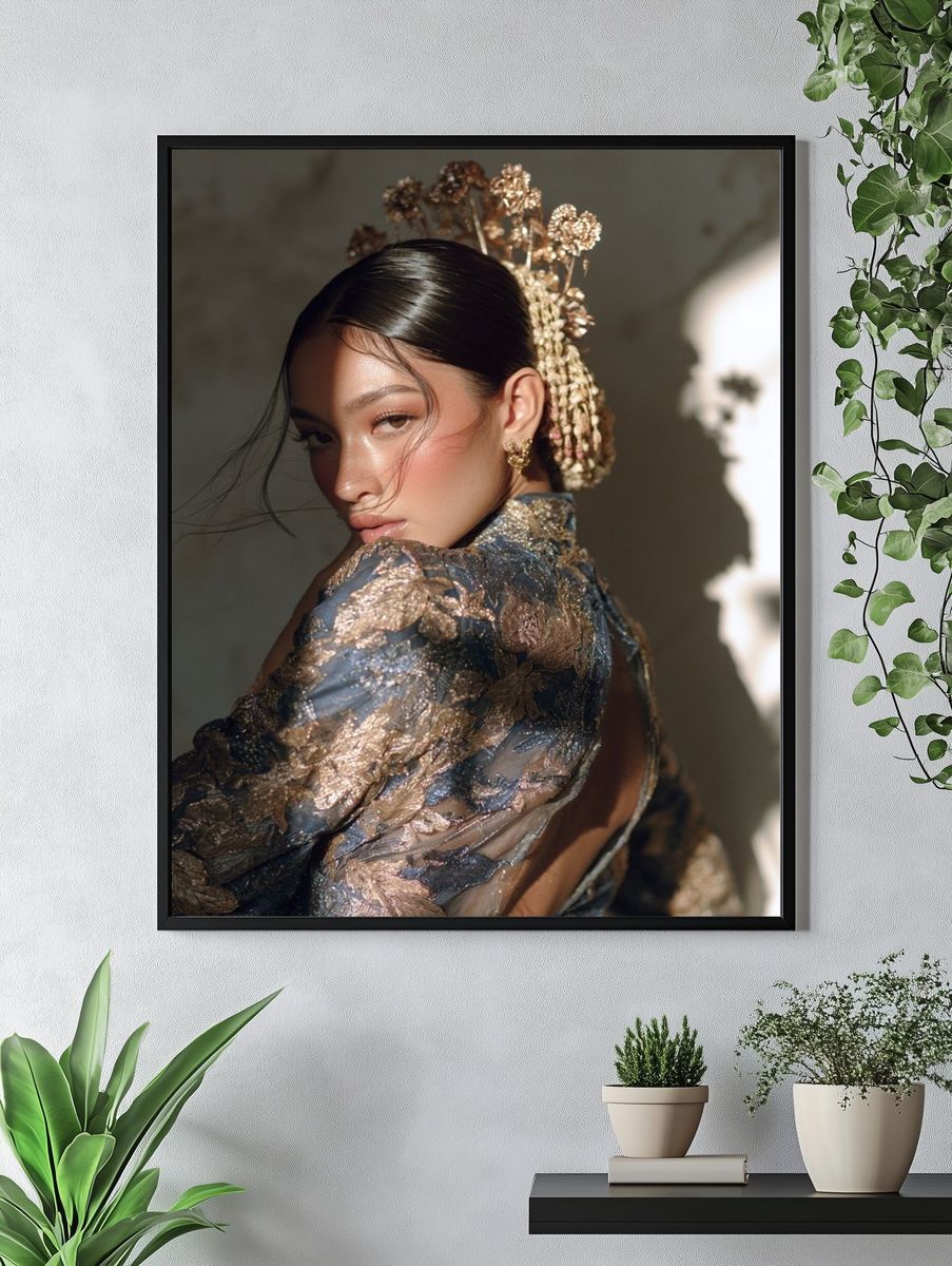 Elegant Portrait Photography Poster. — room view 4