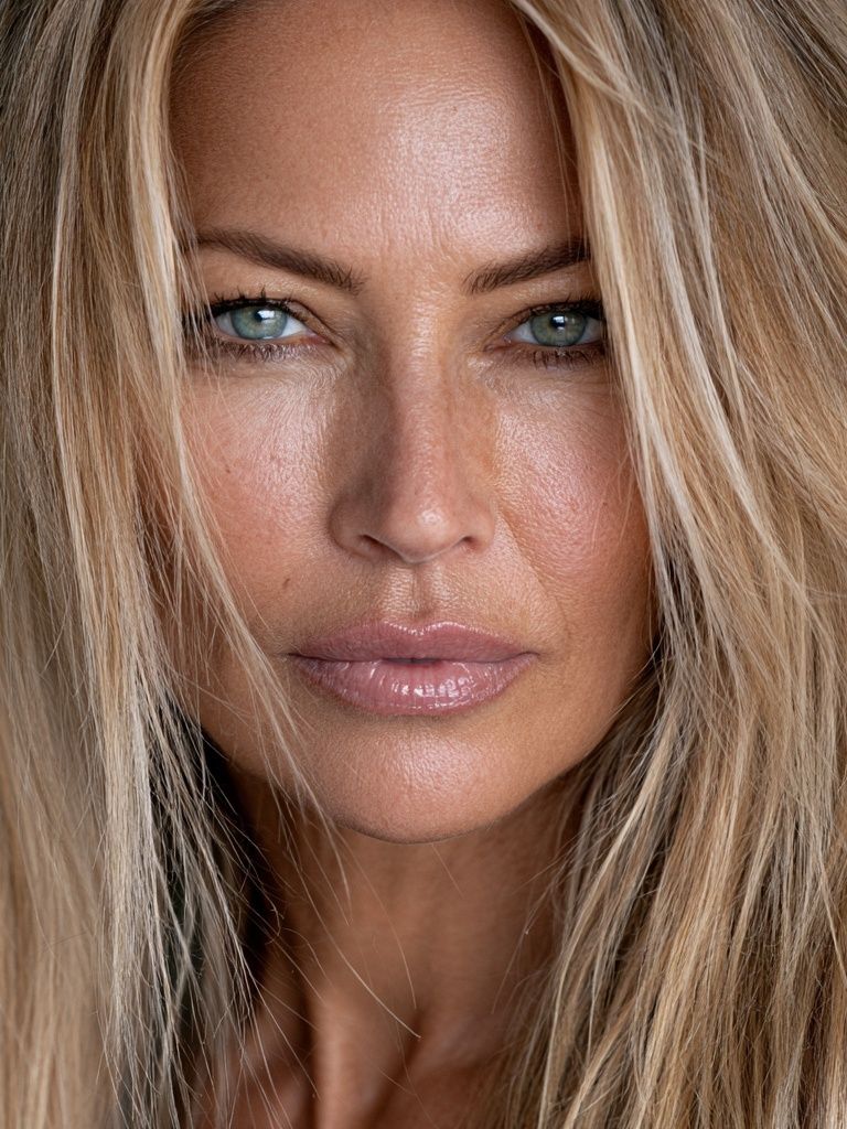 Blonde Portrait Photography Poster. poster detail