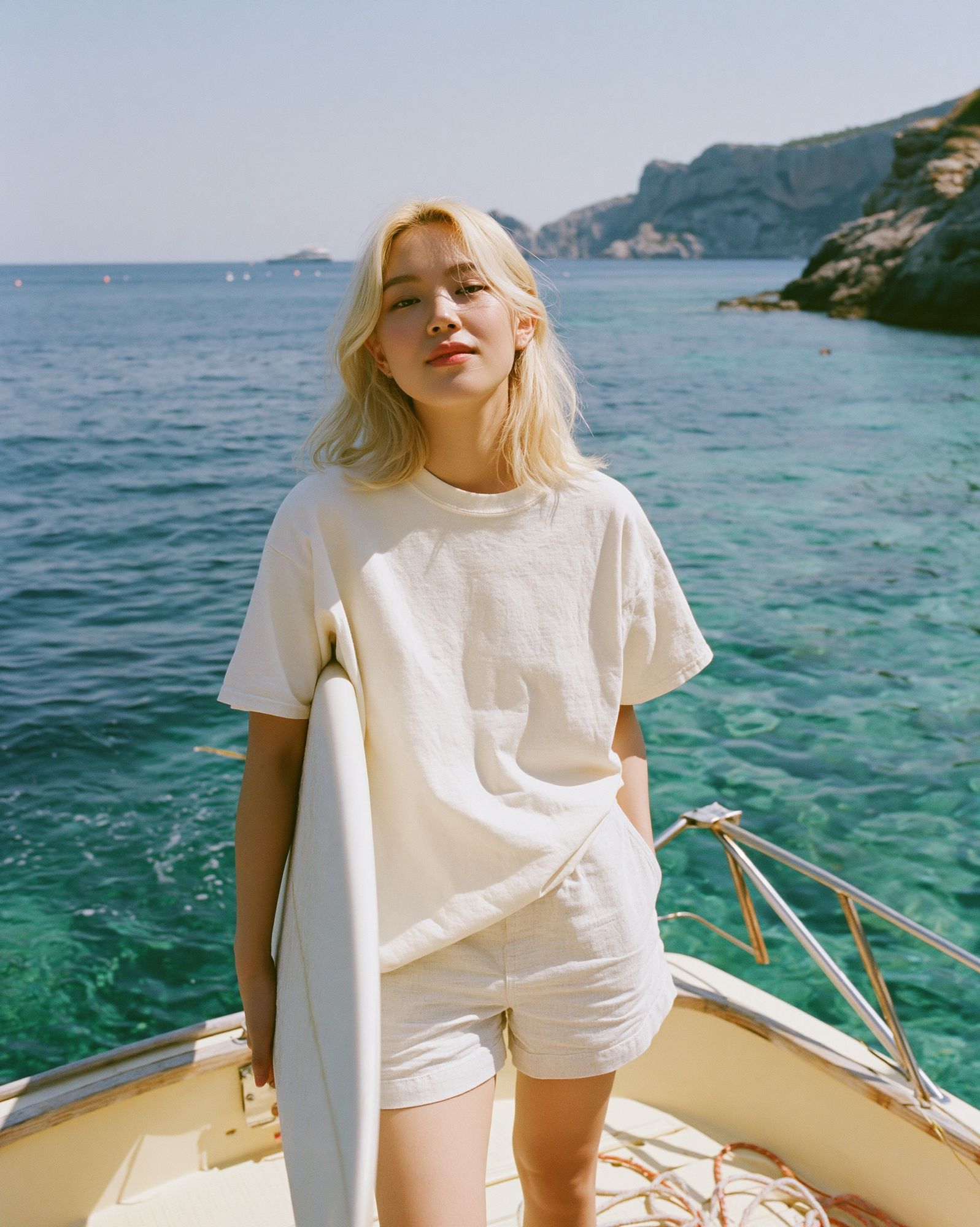 Seaside Portrait Photography Poster. poster detail