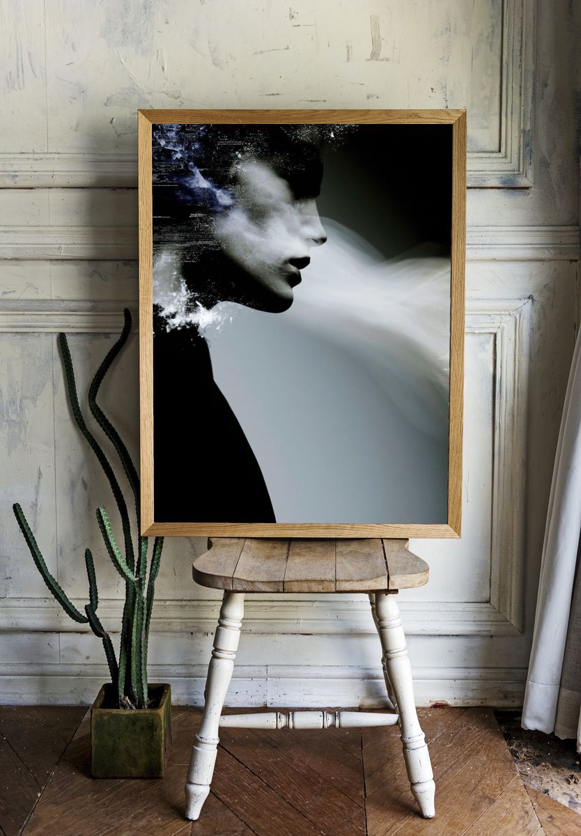 Dreamlike Profile Photography Poster. — room view 1