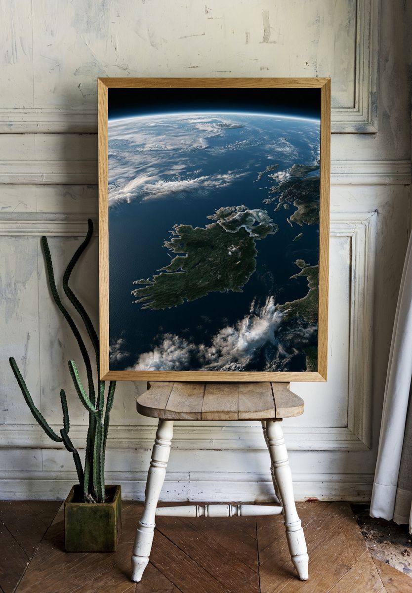 Earth from Space Photography Poster. — room view 1