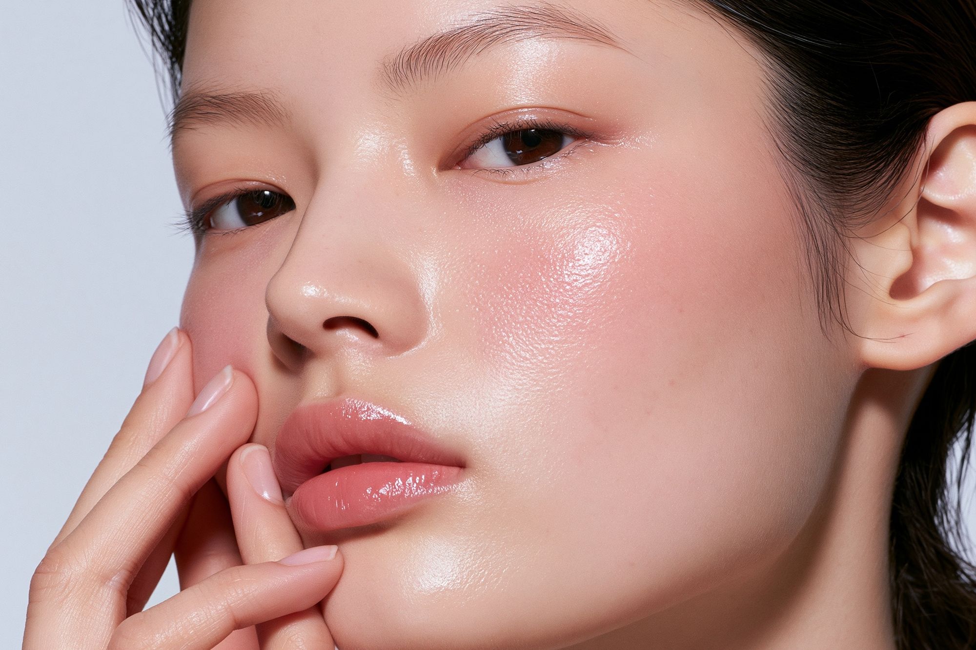 Glossy Beauty Portrait Print. poster detail