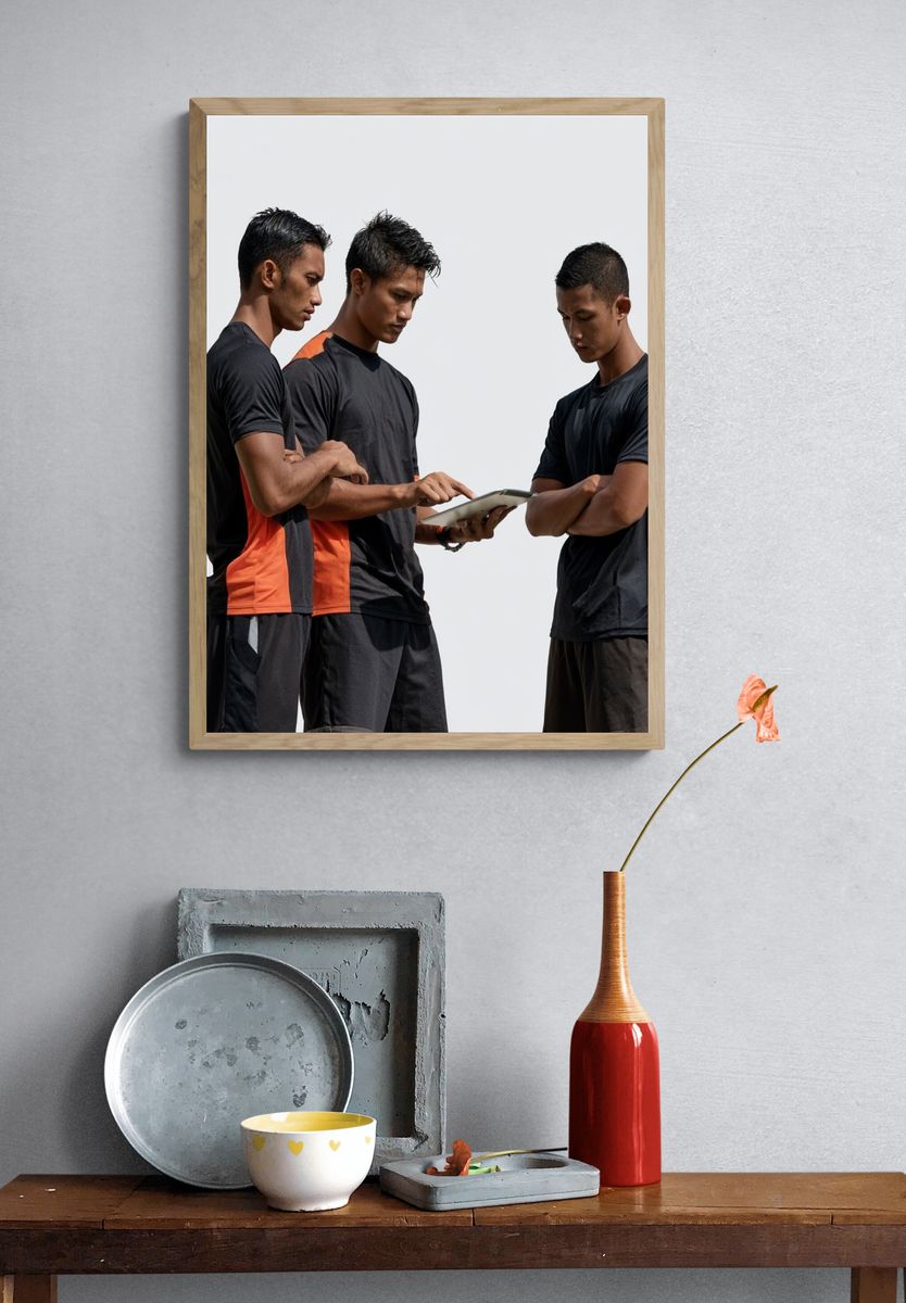 Team Strategy Meeting Photography Poster. — room view 3