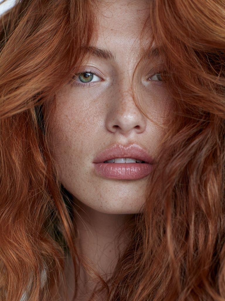 Red Hair Portrait Photography Poster. poster — photography art
