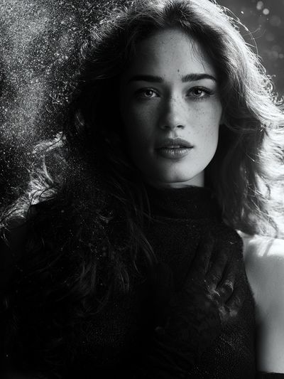 Monochrome Portrait Photography Poster. poster