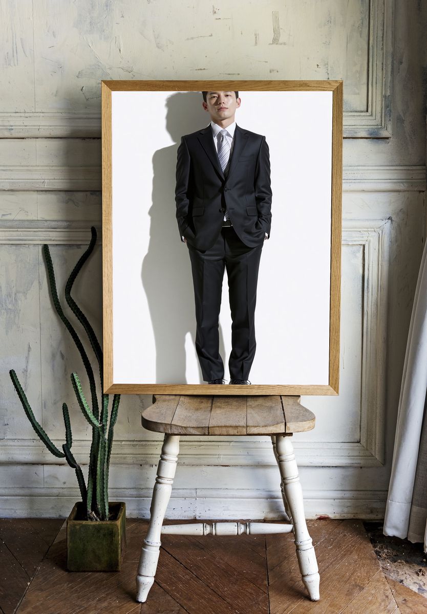 Business Suit Portrait Photography Poster. room preview
