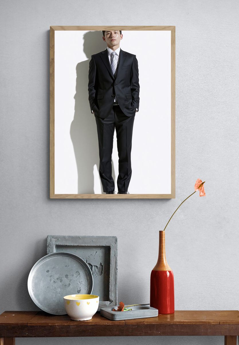 Business Suit Portrait Photography Poster. — room view 3