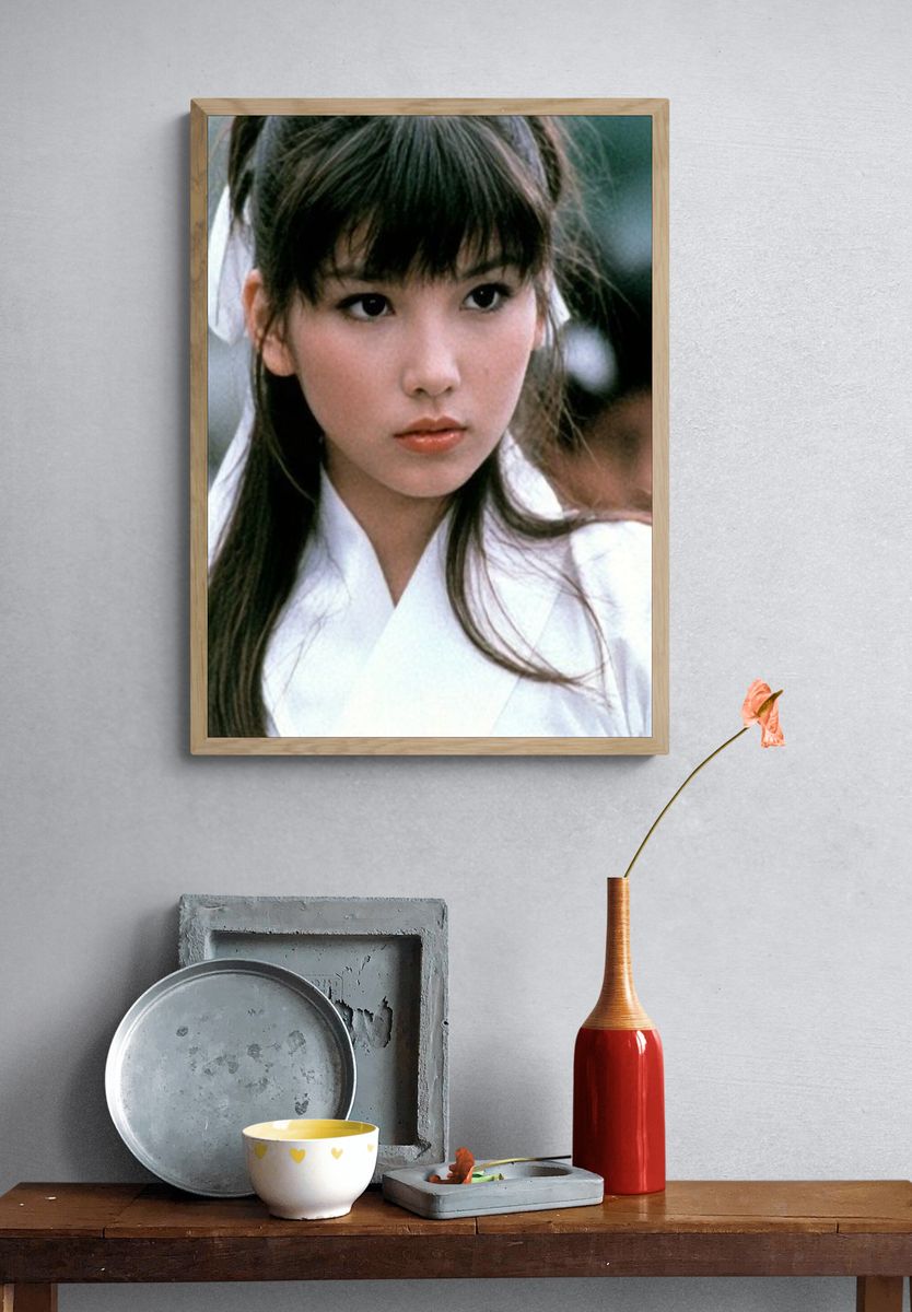 Portrait of a Young Woman Photography Poster. — room view 3