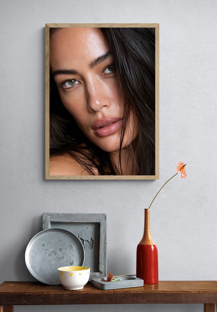 Editorial Beauty Portrait Poster. — room view 3