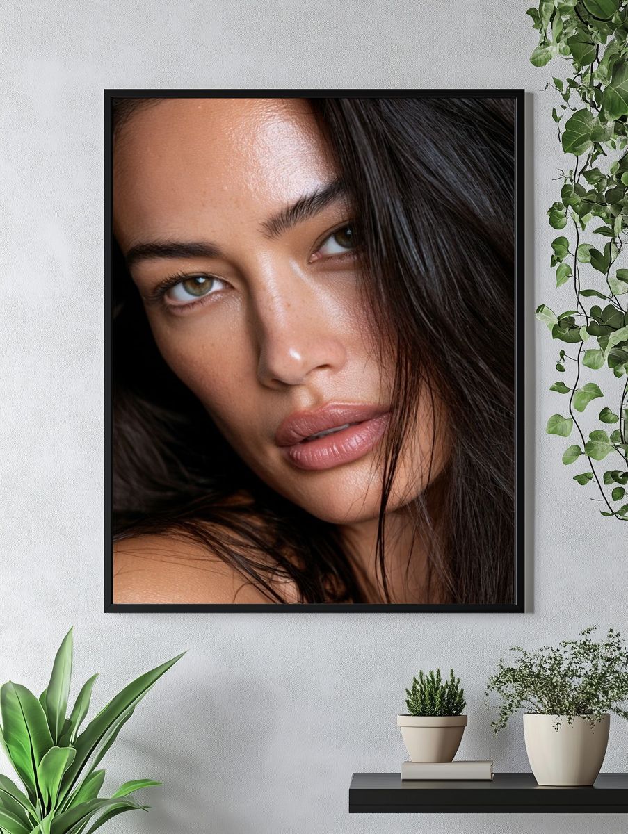 Editorial Beauty Portrait Poster. — room view 4