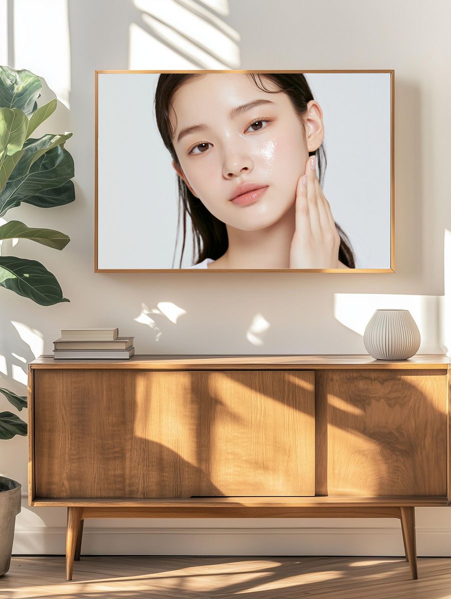 Minimalist Beauty Portrait Print. — room view 3