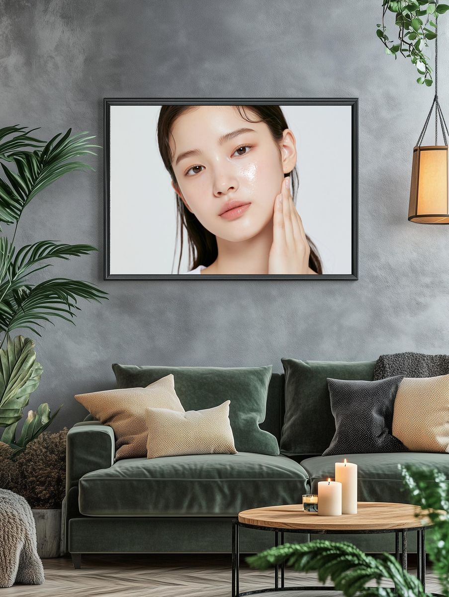 Minimalist Beauty Portrait Print. — room view 4