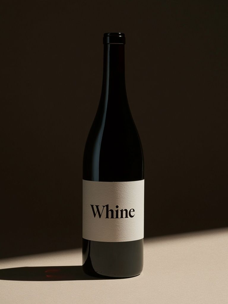 Whine Wine Bottle Photography Poster. poster — photography art