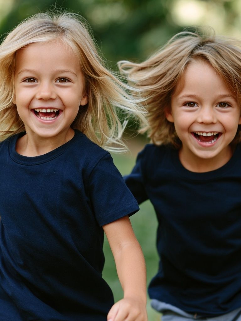 Joyful Children Portrait Poster. poster detail