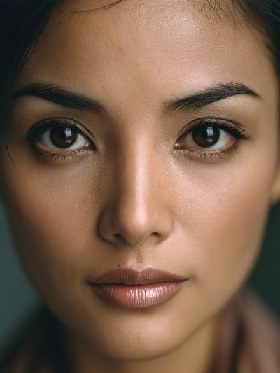 Intense Female Portrait Photography Poster.