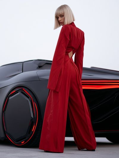 Futuristic Fashion Car Poster. poster
