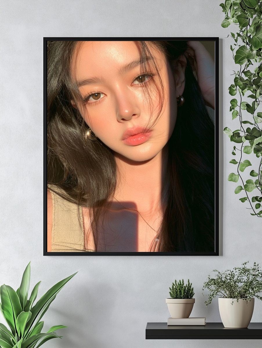 Soft Light Portrait Photography Poster. — room view 4