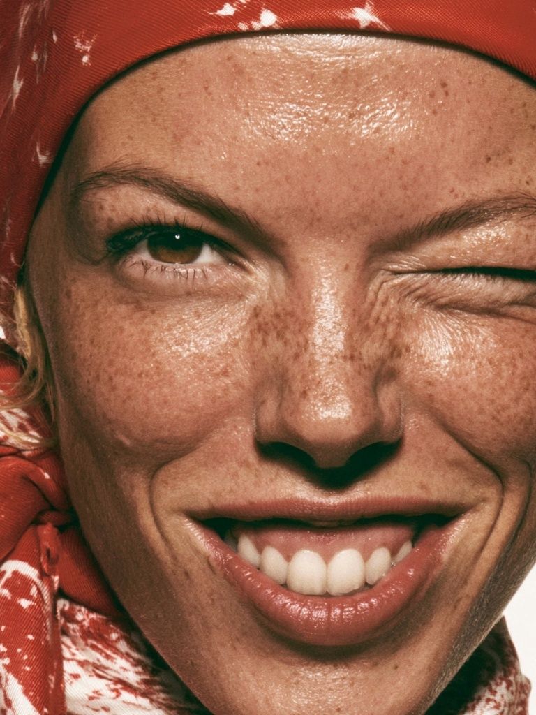 Winking Portrait Photography Poster. poster — photography art
