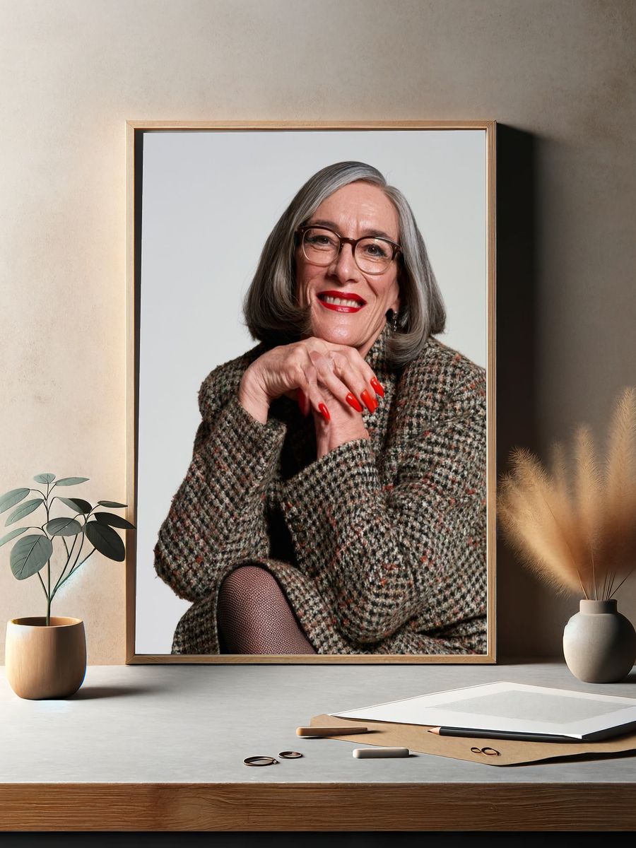 Elegant Senior Portrait Poster. — room view 2