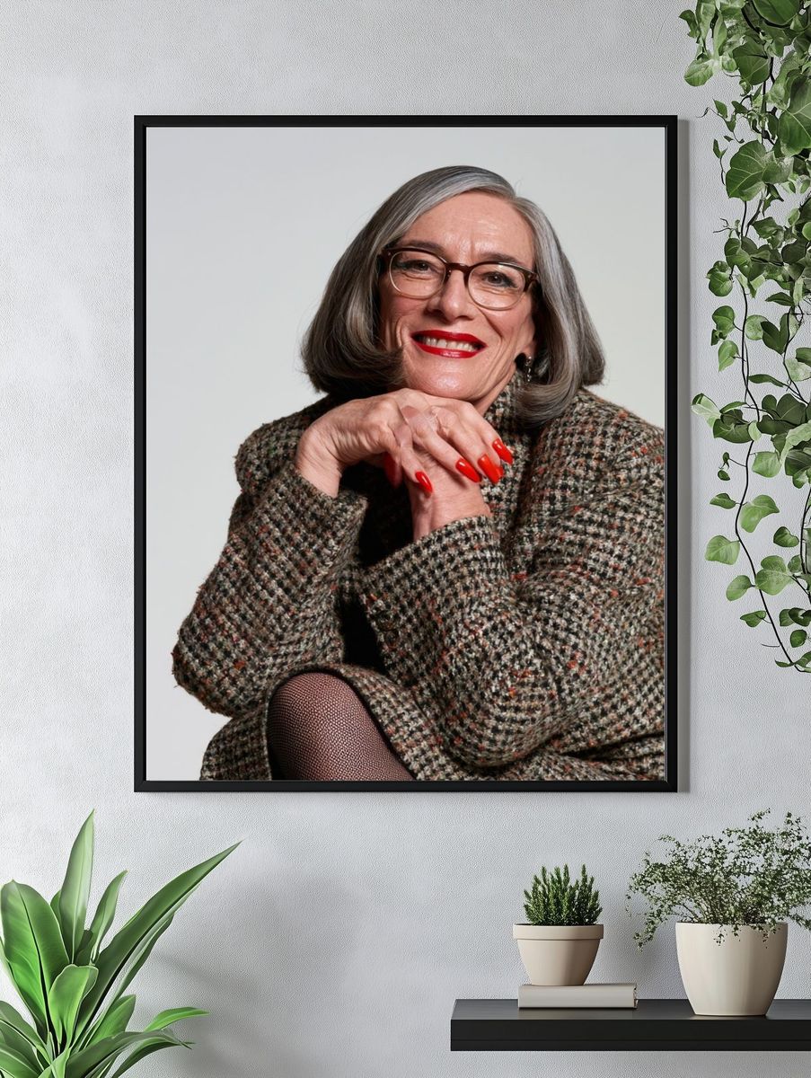 Elegant Senior Portrait Poster. — room view 4