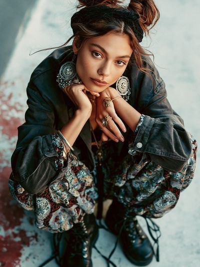 Bohemian Portrait Fashion Poster. poster print