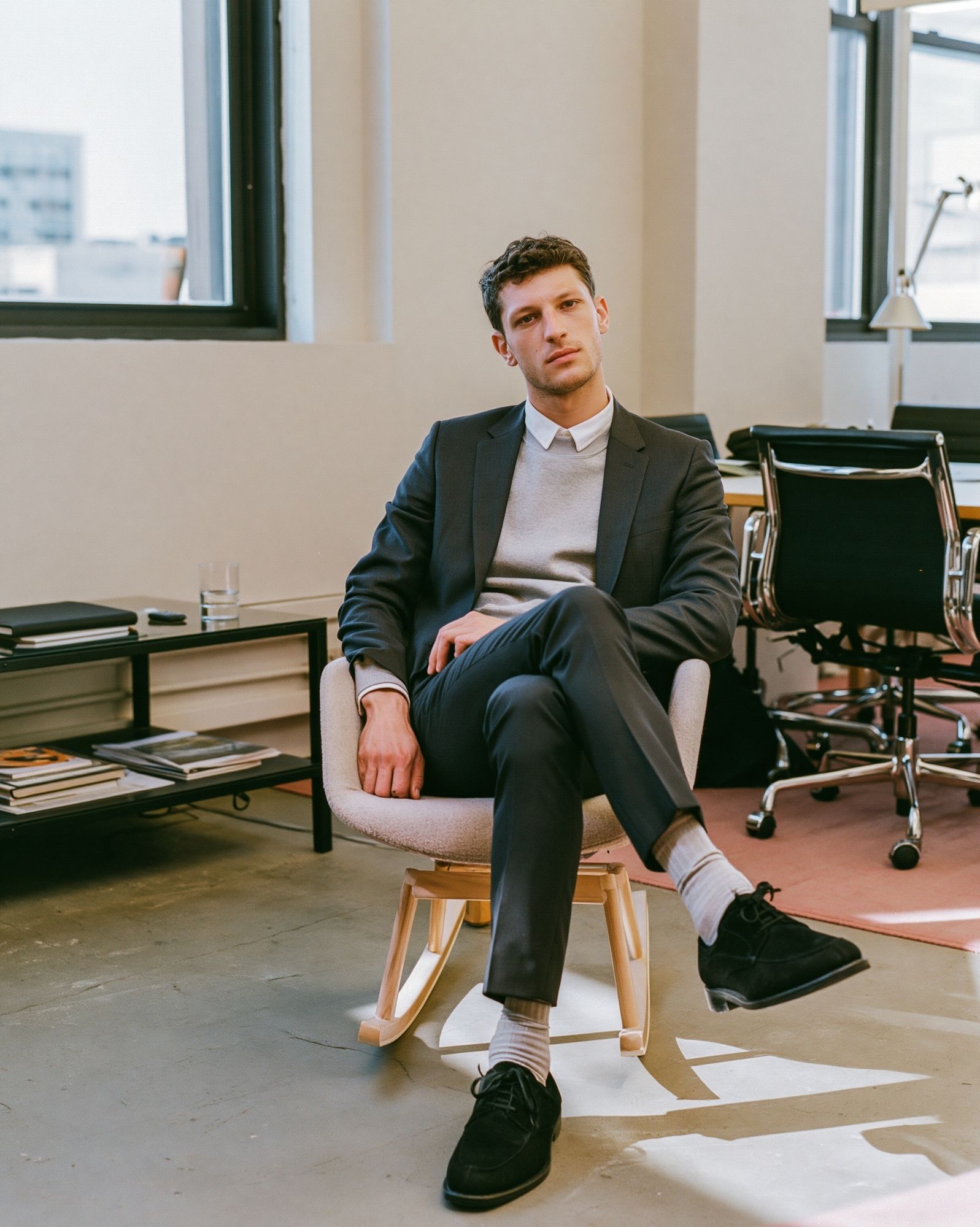 Modern Office Portrait Print. poster — photography art