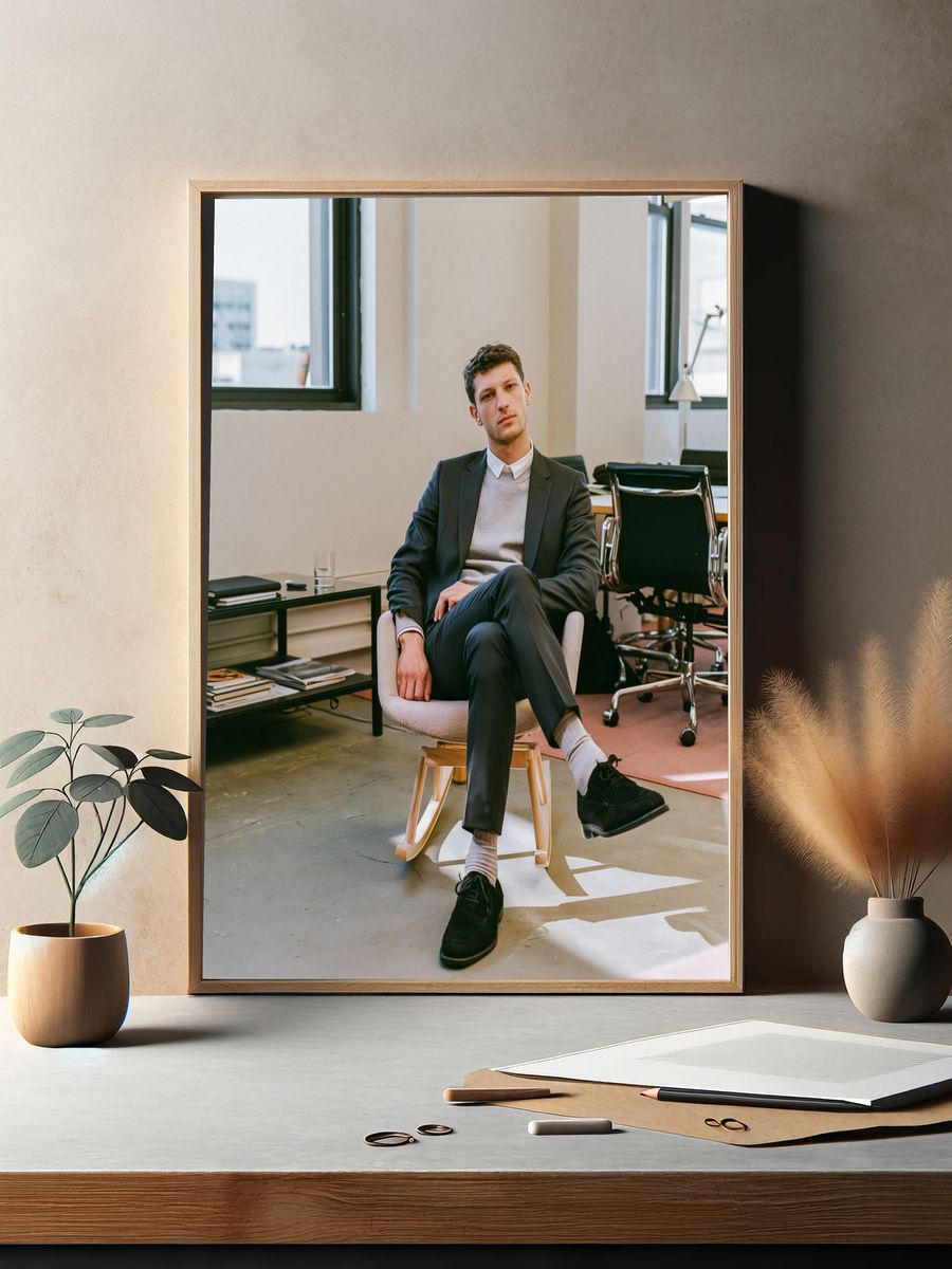 Modern Office Portrait Print. — room view 2