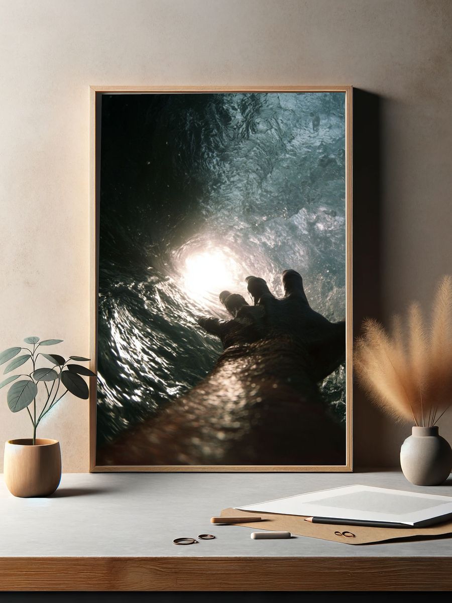 Inside the Wave Photography Poster. — room view 2