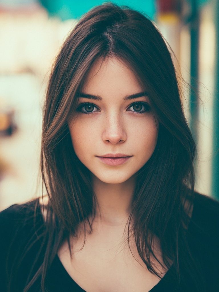 Young Woman Portrait Photography Poster. poster — photography art