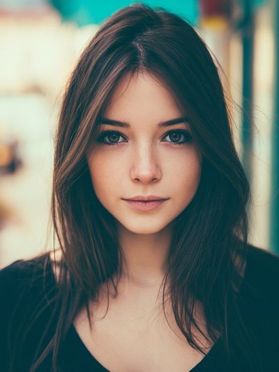 Young Woman Portrait Photography Poster.