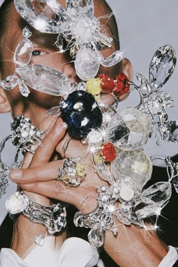 Crystal Floral Portrait Print. poster — photography art