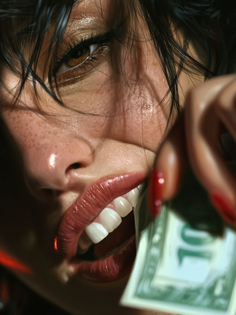 Close-Up Portrait — Photography Print. poster detail