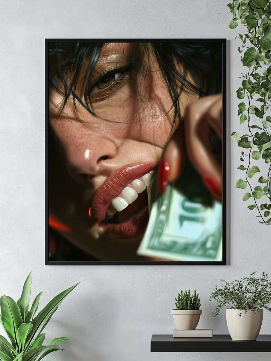 Close-Up Portrait — Photography Print. — room view 4