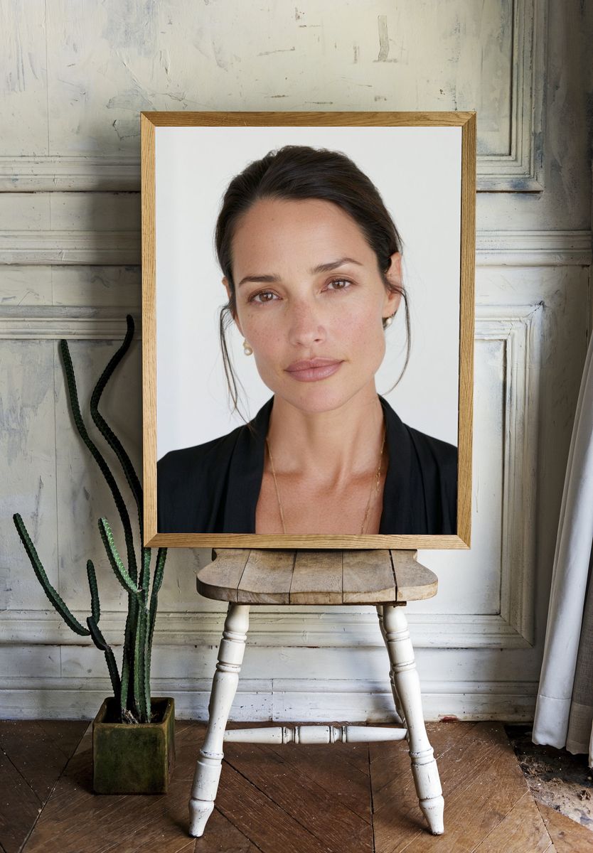 Elegant Woman Portrait Print. — room view 1