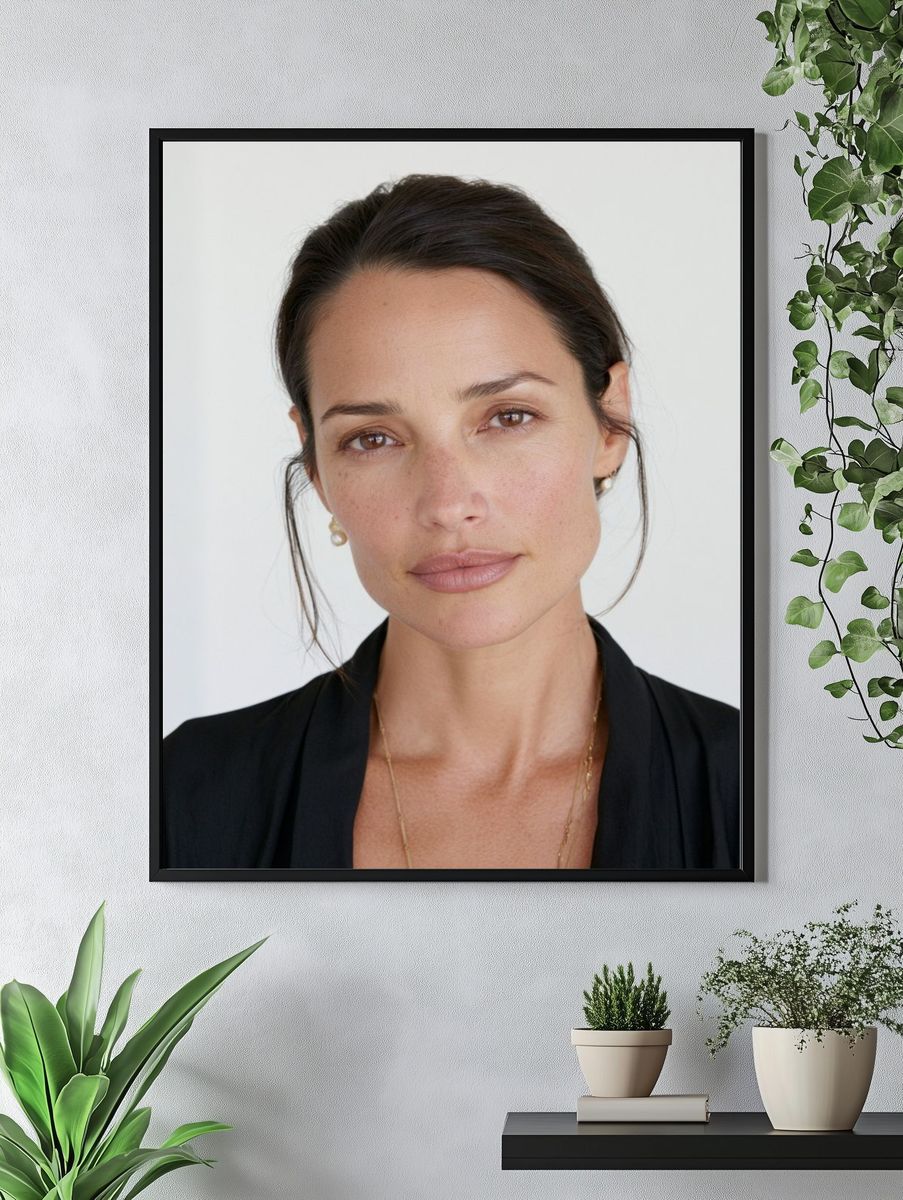 Elegant Woman Portrait Print. — room view 4