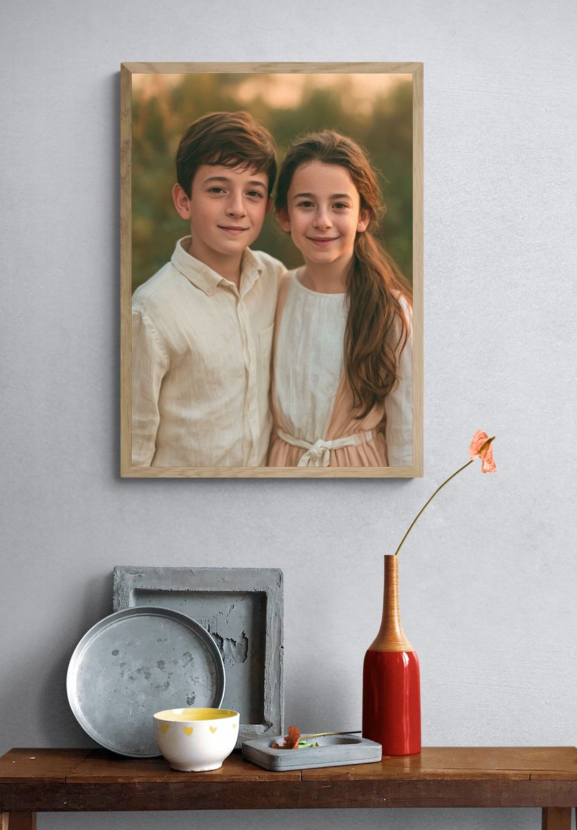 Children Portrait Photography Poster. — room view 3