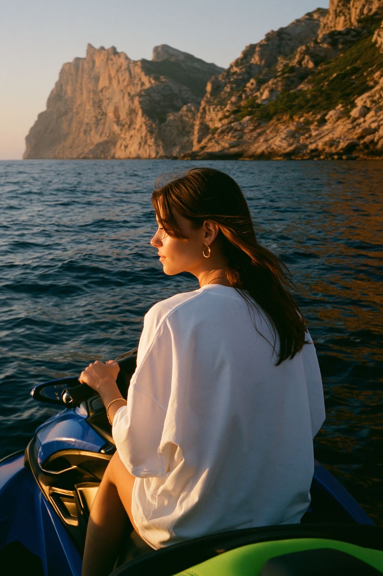 Seaside Jet Ski Portrait Poster. poster — photography art