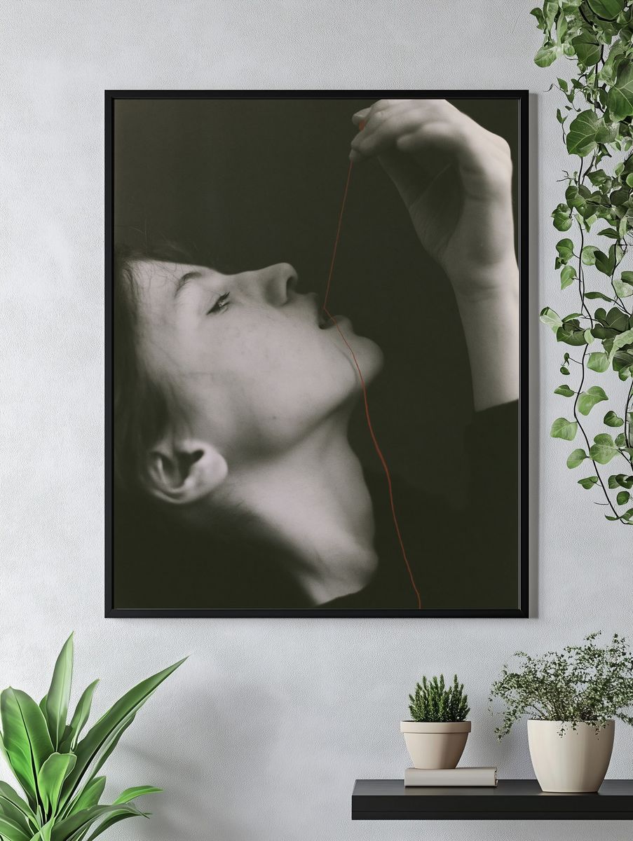 Red Thread Portrait Photography Poster. — room view 4