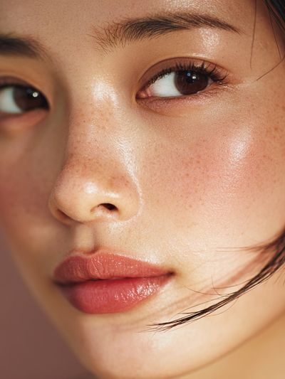 Soft Portrait Close-Up Poster. poster
