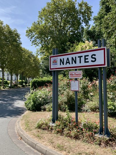 Nantes City Sign Photography Poster. poster print