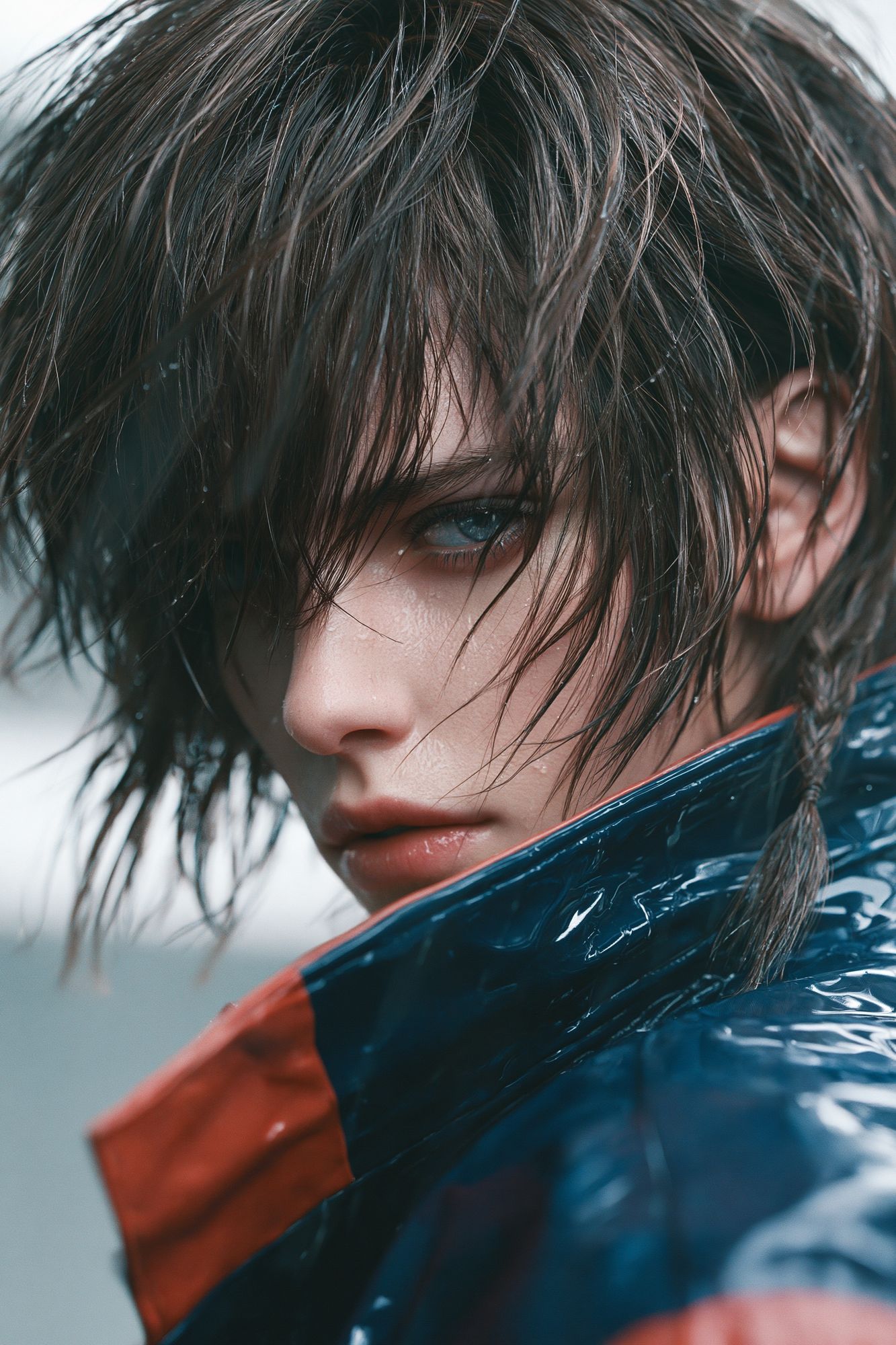 Moody Portrait Photography Poster. poster detail