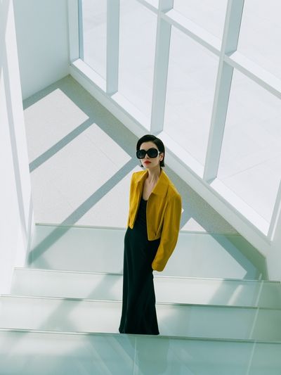 Modern Fashion Staircase Photography Poster. poster print