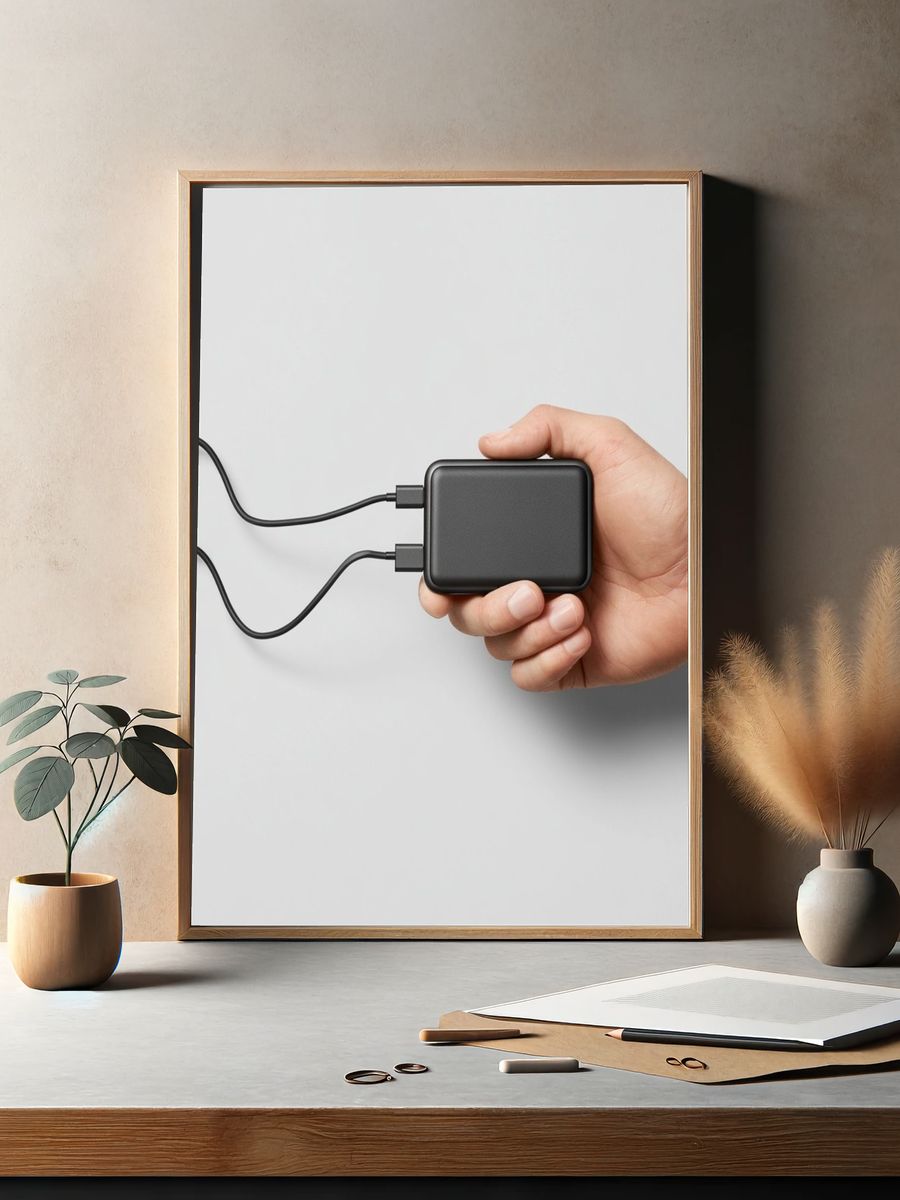 Charging Hub Handheld Photography Poster. — room view 2